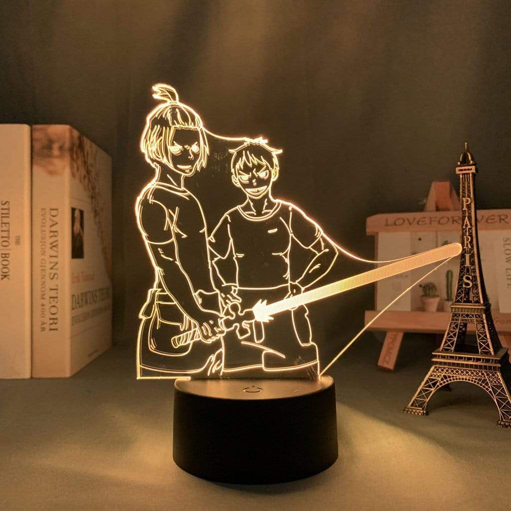 Lampe Fire Force goodies manga animé lampe led 3D cadeau décor