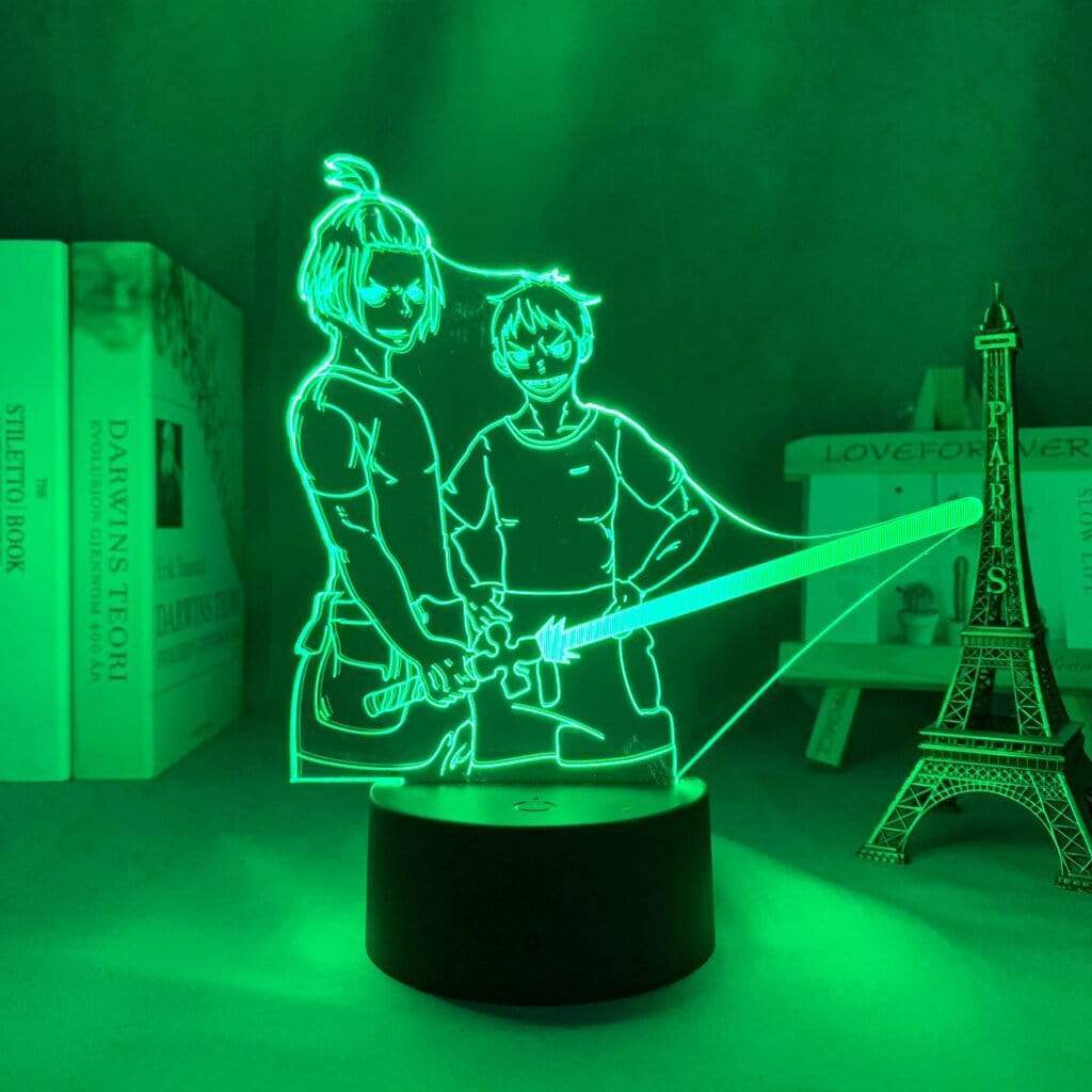 Lampe Fire Force goodies manga animé lampe led 3D cadeau décor