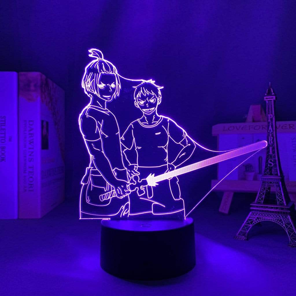Lampe Fire Force goodies manga animé lampe led 3D cadeau décor