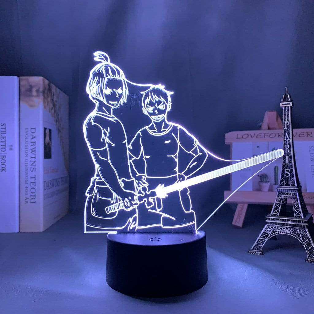 Lampe Fire Force goodies manga animé lampe led 3D cadeau décor