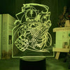 Charger l&#39;image dans la visionneuse de la galerie, Lampe  Fullmetal Alchemist Edward Elric Figure Night Light lampe led 3D