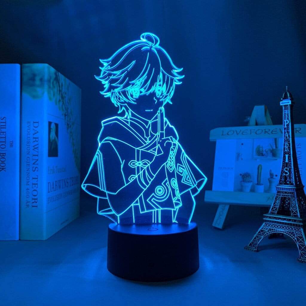 Lampe Genshin Impact Chongyun goodies anime manga lampe led 3D