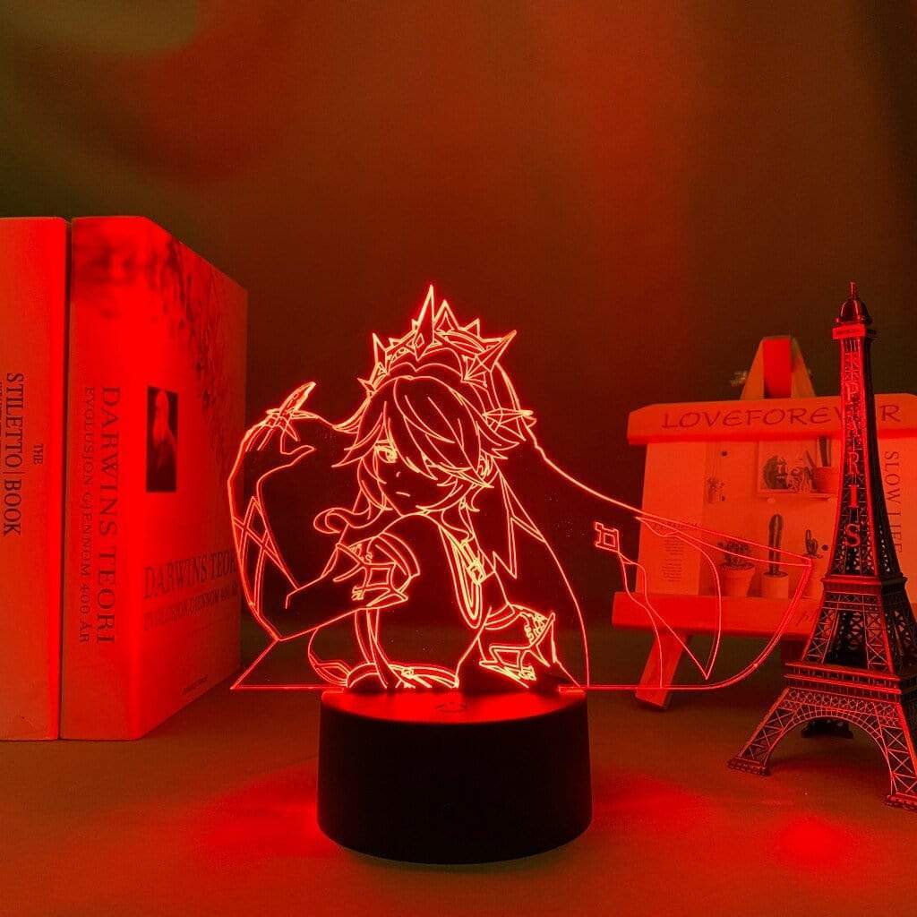 Lampe  Genshin Impact Rosaria goodies jeux vidéos lampe led 3D