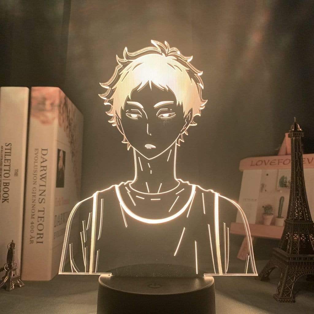 Lampe Haikyuu Keiji Akaashi goodies manga animé lampe led 3D