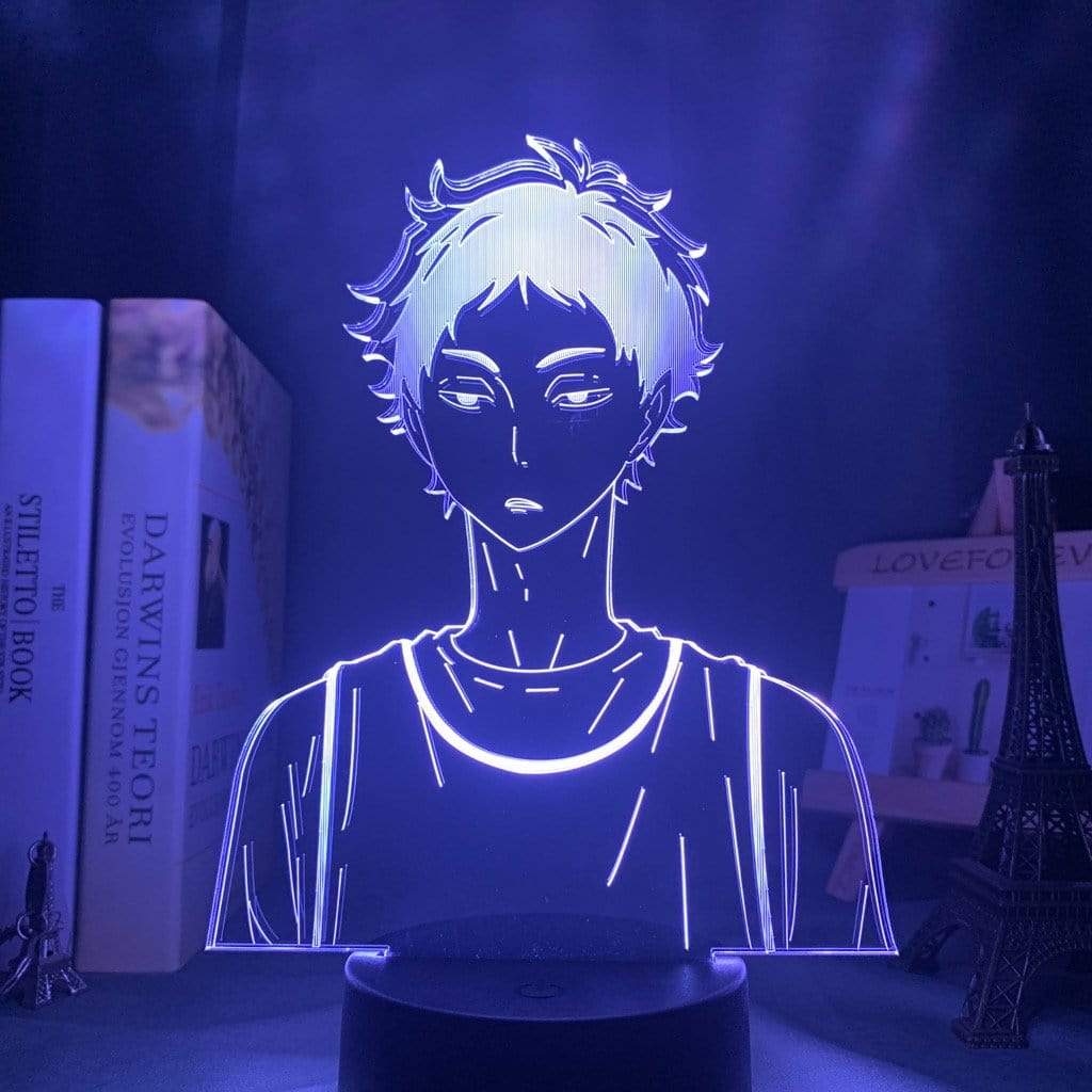 Lampe Haikyuu Keiji Akaashi goodies manga animé lampe led 3D