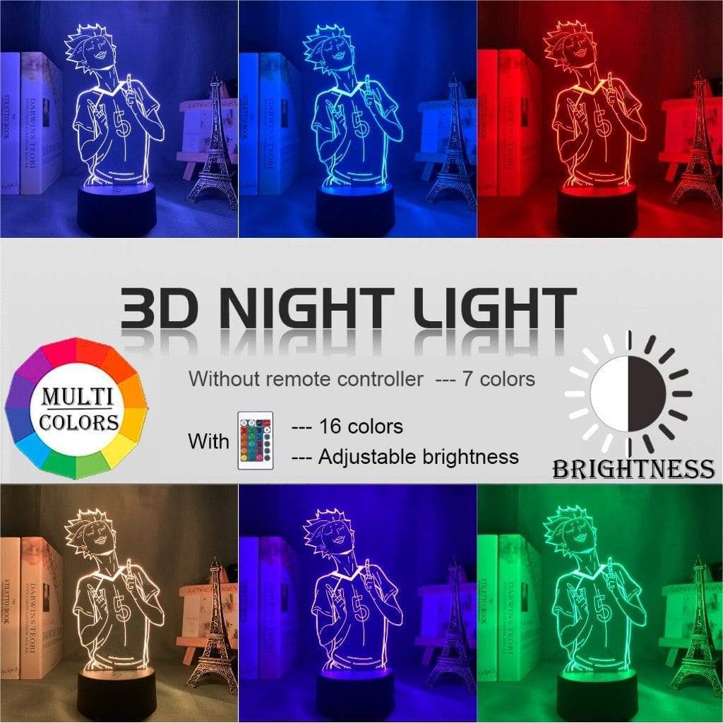 Lampe Haikyuu Tendou Satori Light for Kids lampe led 3D