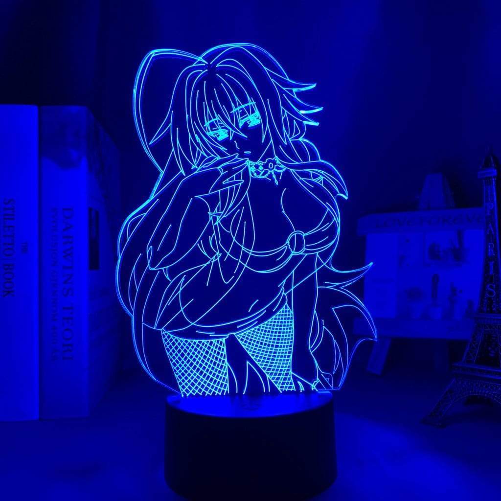 Lampe High School DxD Rias Gremory goodies manga animé lampe led 3D cadeau décor