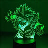 Charger l&#39;image dans la visionneuse de la galerie, lampe Hunter X Hunter 3d Gon Killua Kurapika Hisoka Illusion lampe led 3D
