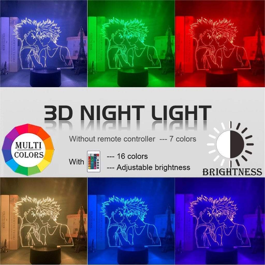 Lampe Hunter X Hunter Led Night Light Anime Lamp Gon Freecss for Bedroom Decor lampe led 3D