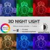 Charger l&#39;image dans la visionneuse de la galerie, Lampe Hunter X Hunter Led Night Light Anime Lamp Kulolo for Bedroom Decor lampe led 3D