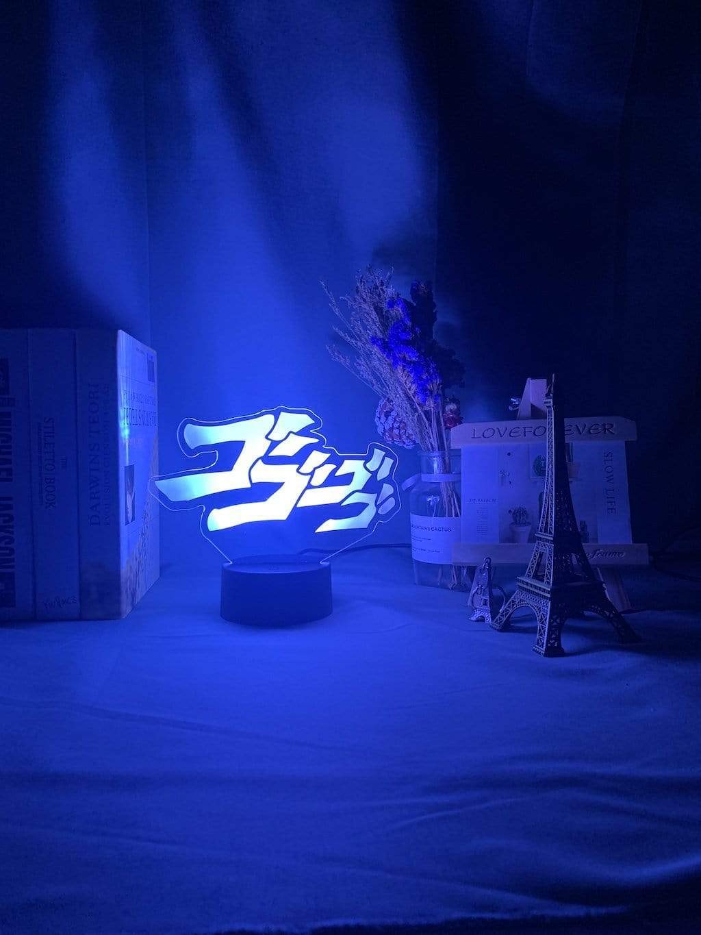 Lampe JoJo's Bizarre Adventure Letter  Lampe led 3D Décor