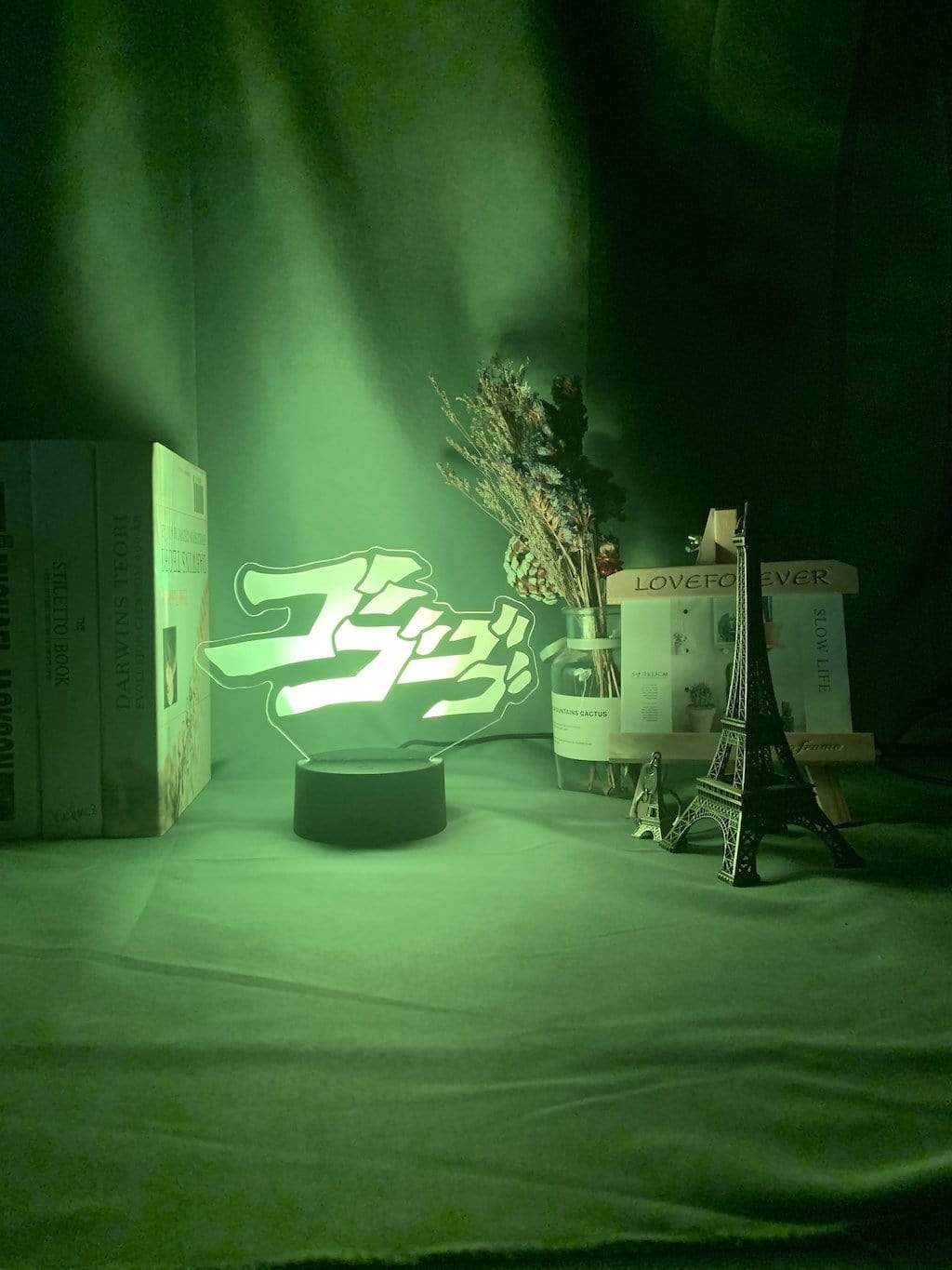 Lampe JoJo's Bizarre Adventure Letter  Lampe led 3D Décor