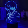 Charger l&#39;image dans la visionneuse de la galerie, Lampe Levi Ackerman Figure Led Night Light for Kids Lampe Attack on Titan Gift