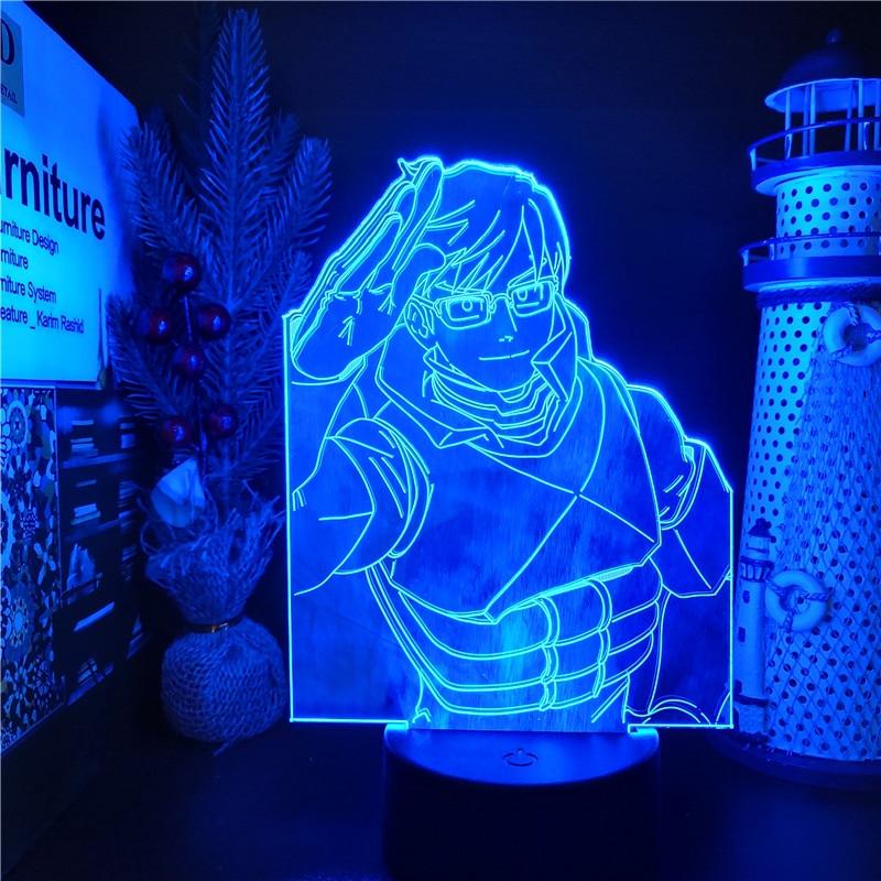 Lampe MY HERO ACADEMIA Boku no Hero Academia Iida Tenya lampe led 3D