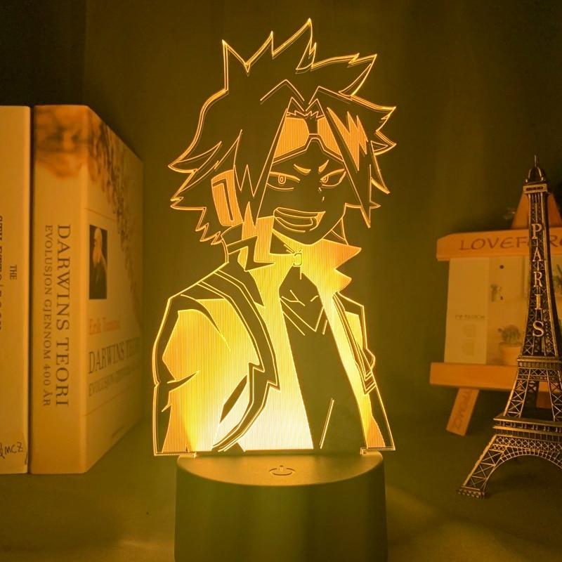 Lampe My Hero Academia Denki Kaminari goodies manga lampe led 3D