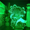 Lampe MY HERO ACADEMIA Himiko Toga 3D ANIME LAMP Boku no Hero Academia lampe led 3D