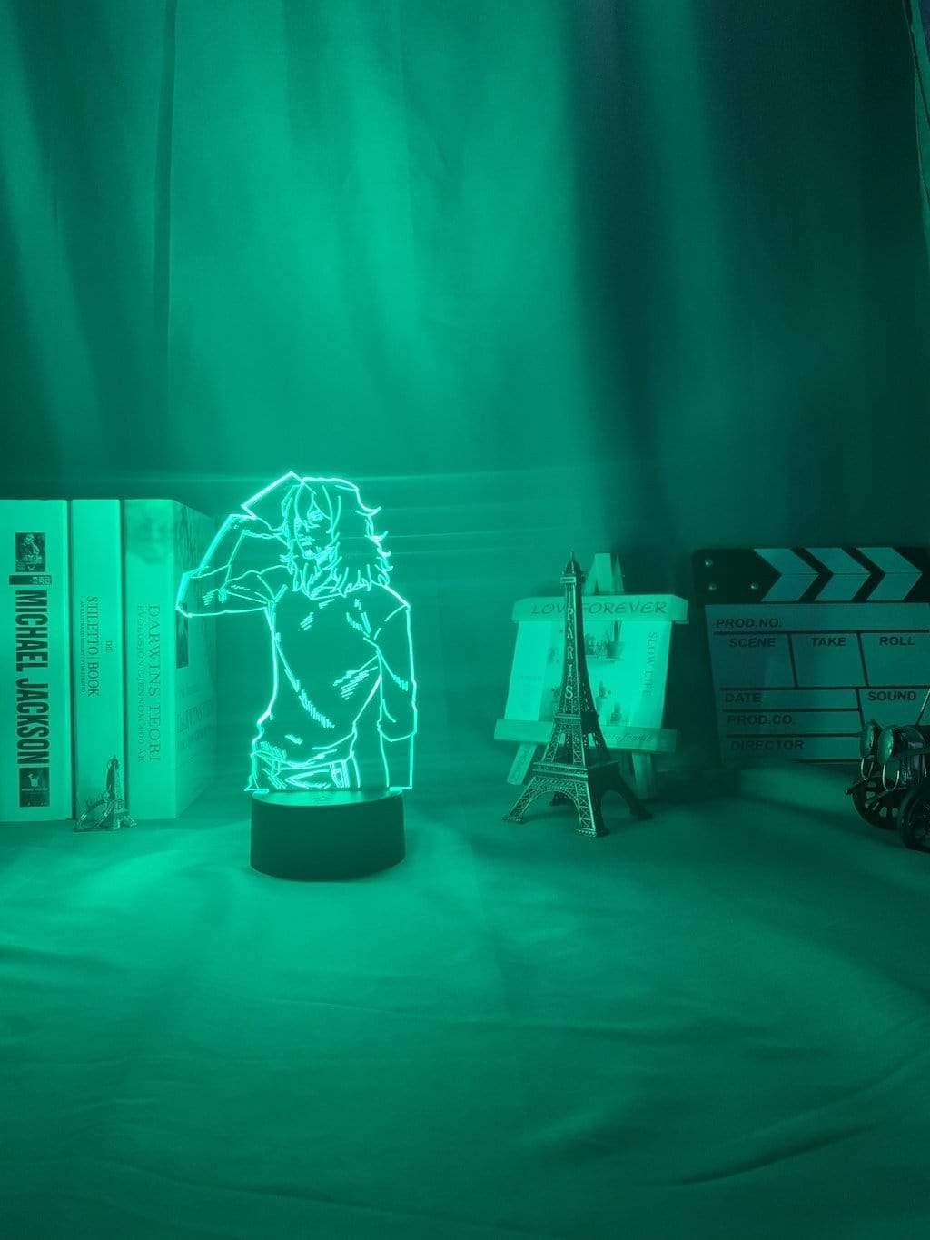 Lampe My Hero Academia Shota Aizawa Light for Bedroom Decor Manga Aizawa Lamp My Hero Academia lampe 3D