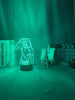 Lampe My Hero Academia Shota Aizawa Light for Bedroom Decor Manga Aizawa Lamp My Hero Academia lampe 3D