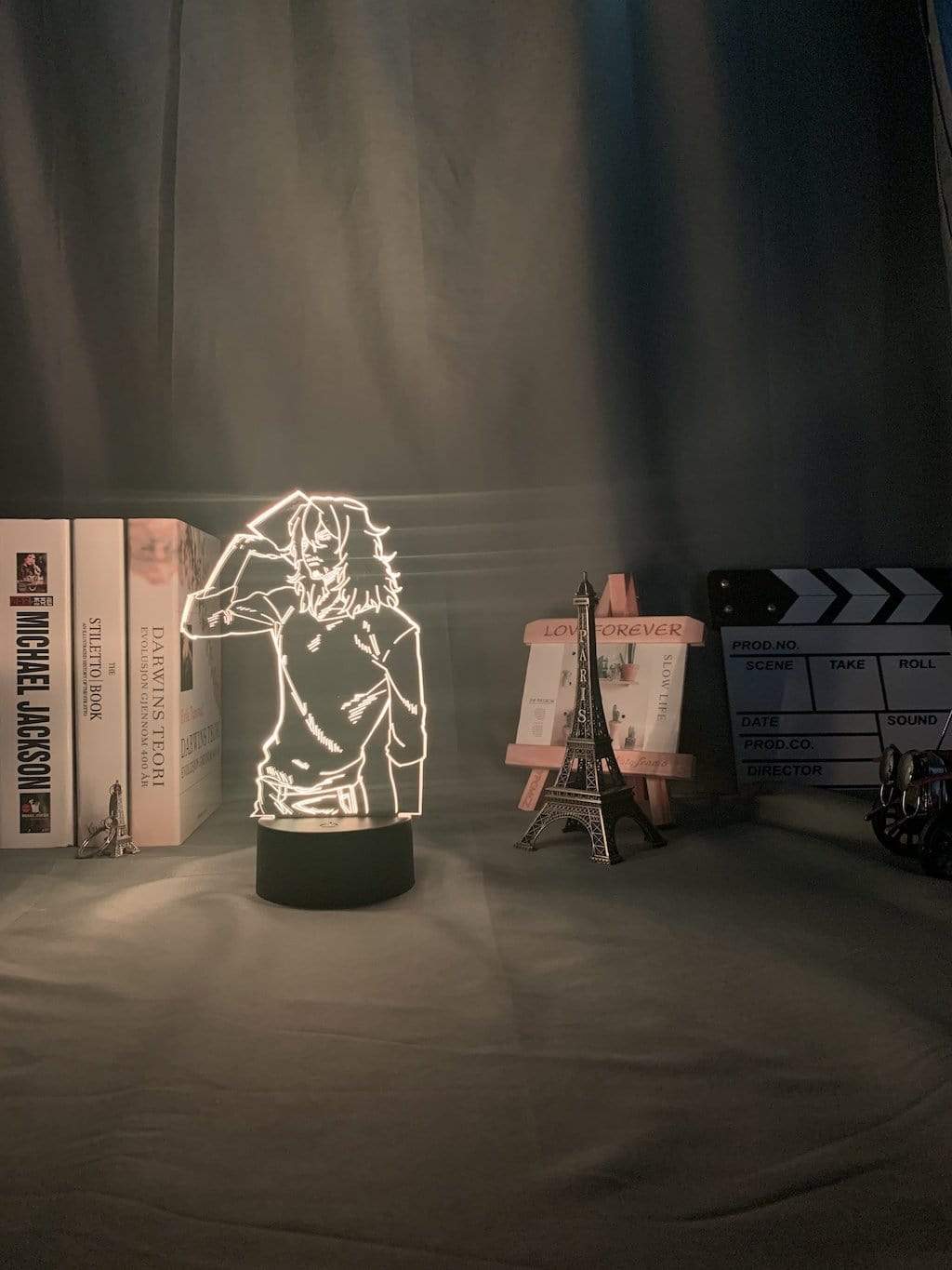 Lampe My Hero Academia Shota Aizawa Light for Bedroom Decor Manga Aizawa Lamp My Hero Academia lampe 3D