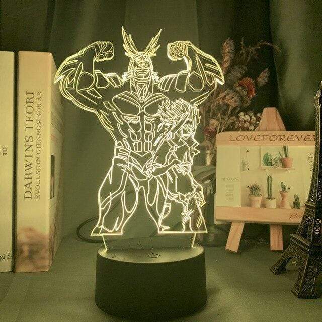 Lampe My Hero Academia Shoto Todoroki for Bedroom Decor lampe led 3D