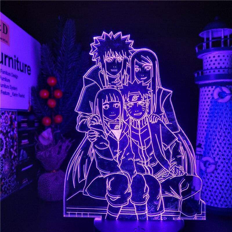 Lampe Naruto Minato Kushina Hinata goodies manga lampe led