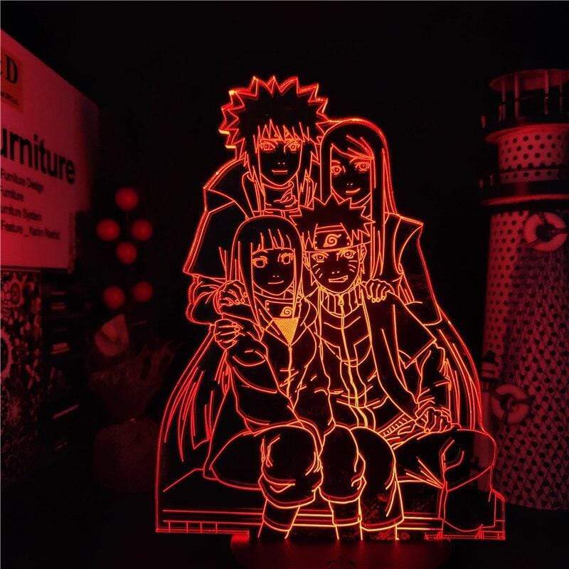 Lampe Naruto Minato Kushina Hinata goodies manga lampe led