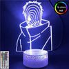 Lampe Naruto Uchiha Obito goodies manga lampe led 3D