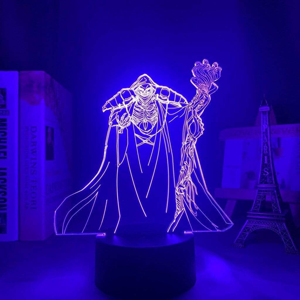 Lampe Overload Ainz Ooal Gown goodies manga animé lampe led 3D