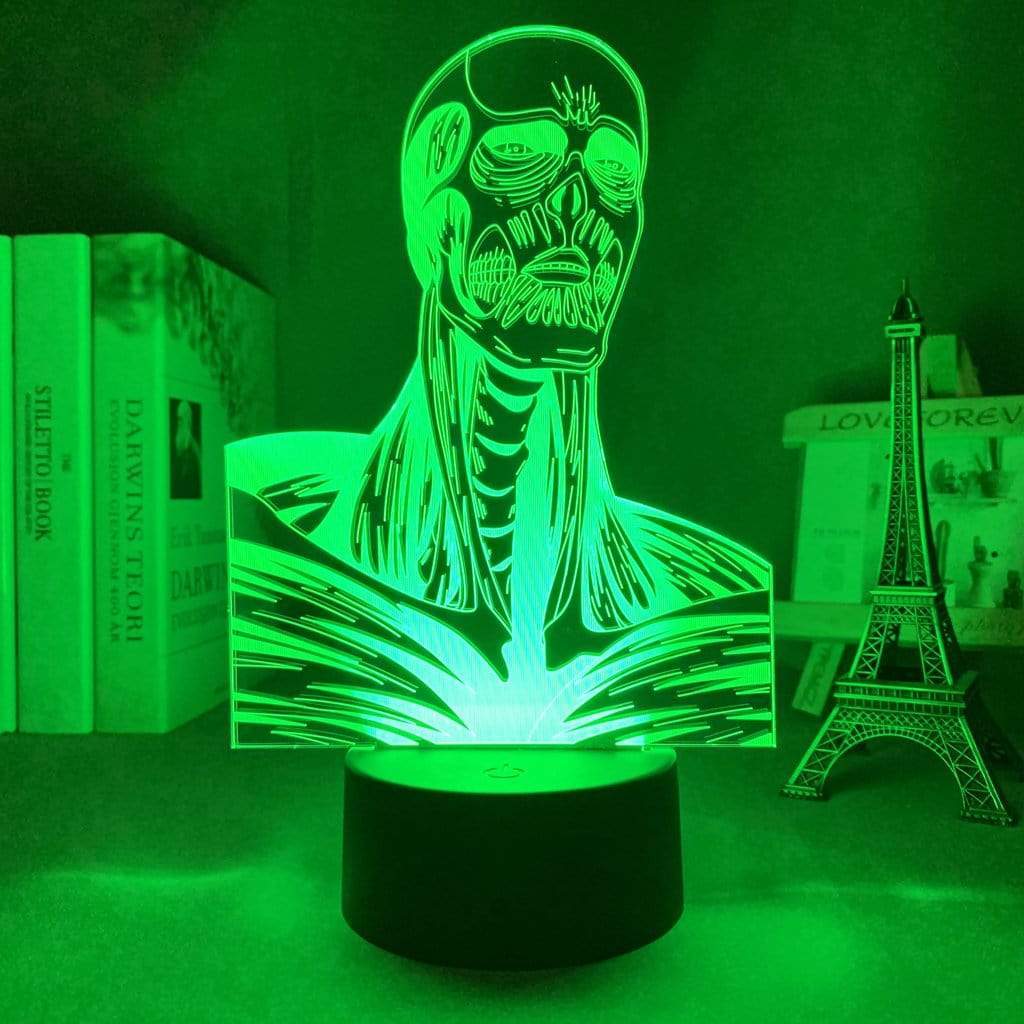 Lampe snk Attack on Titan Colossus Titan Shingeki No Kyojin goodies animé