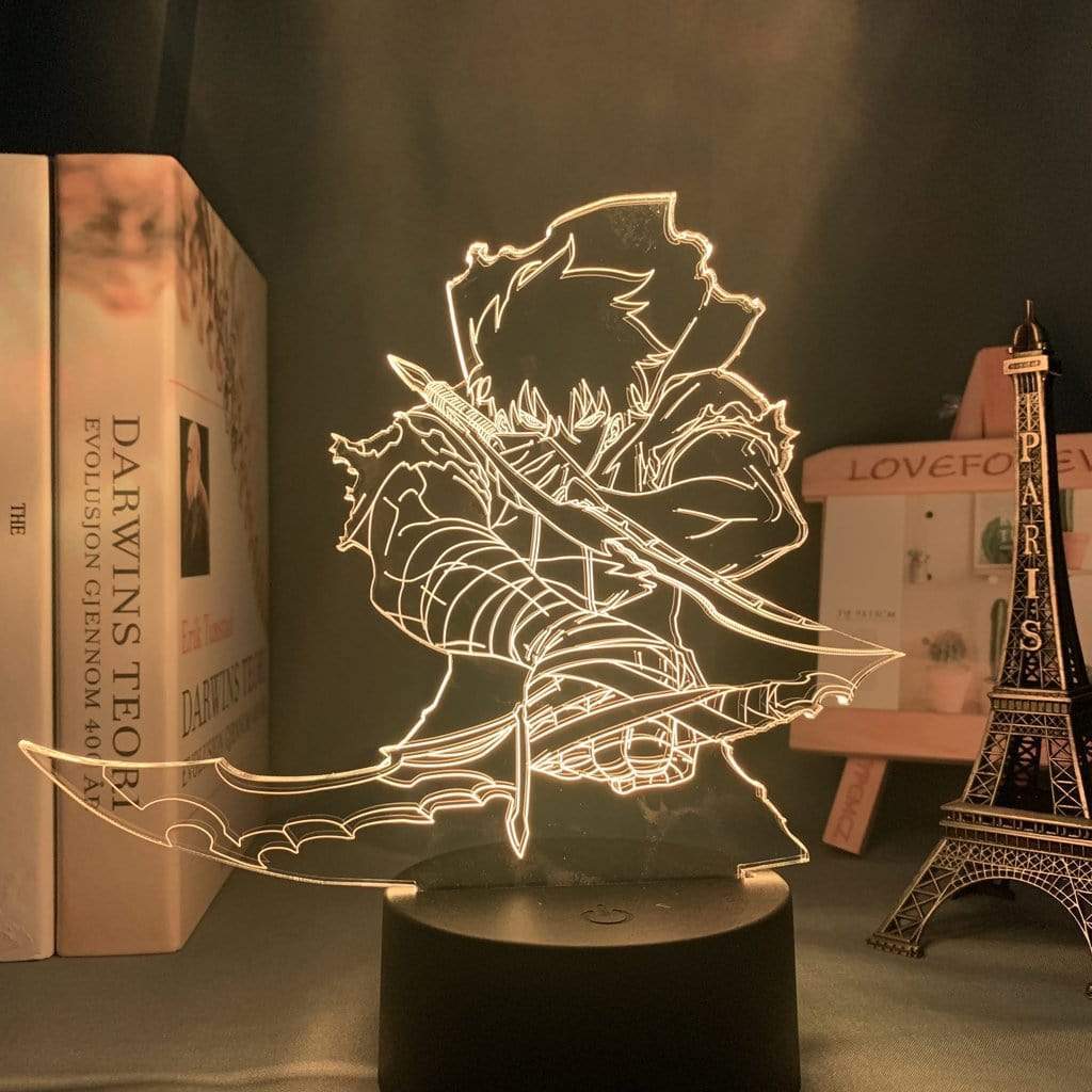 Lampe Solo Leveling lampe led 3D goodies manga animé