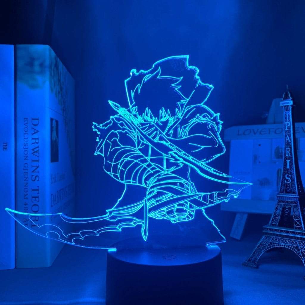 Lampe Solo Leveling lampe led 3D goodies manga animé