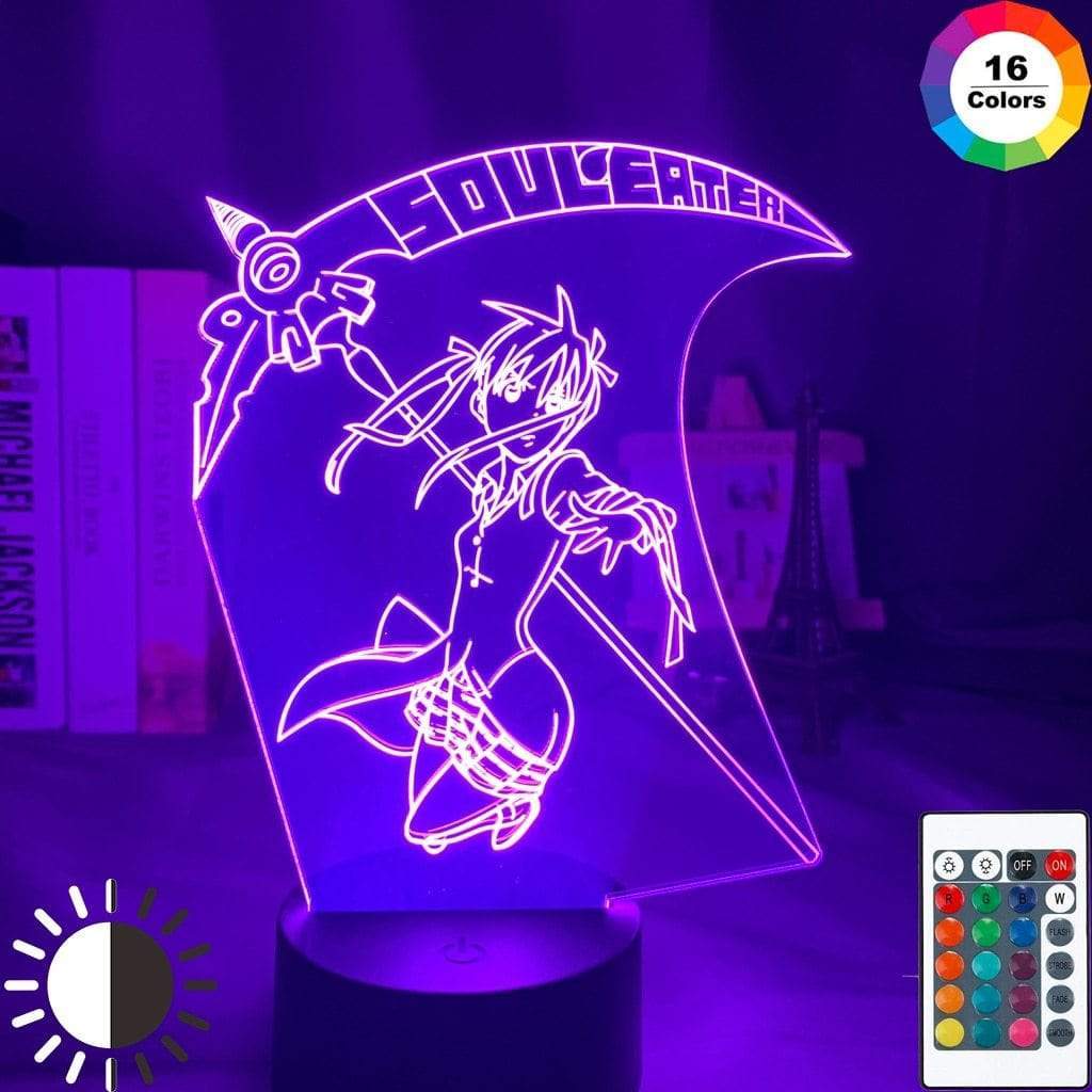 Lampe Soul Eater Maka Albarn Figure Kids Led Night Light lampe led 3D