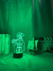 Lampe The Seven Deadly Sins Escanor Light for Bed Room Decor lampe led 3D