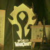 Lampe Warcraft Horde Lampe Led 3D veilleuse Décor