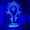 Charger l&#39;image dans la visionneuse de la galerie, Lampe Warcraft Horde Lampe Led 3D veilleuse Décor