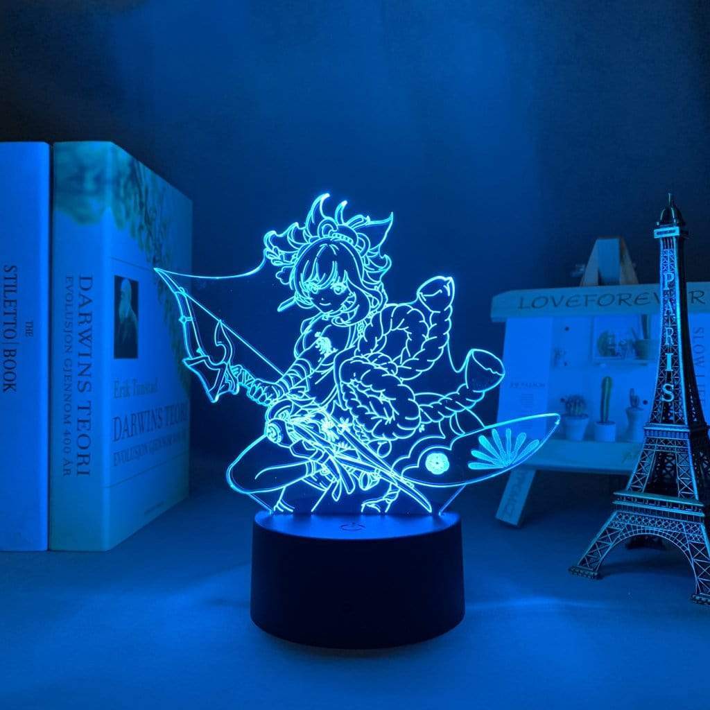 Lampe Yoimiya Genshin Impact goodies jeux vidéos lampe led 3D