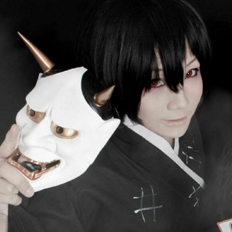 Masque Japonais Demon Hannya - Blanc