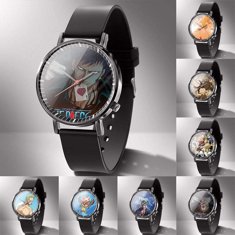 Montre  One Piece Luffy Zoro Ace Law goodies cadeau one piece