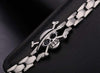 One Piece argent alliage Bracelets animé chaud Luffy non-décoloration bracelet Cosplay accessoires métal bracelet