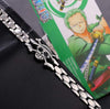 One Piece argent alliage Bracelets animé chaud Luffy non-décoloration bracelet Cosplay accessoires métal bracelet