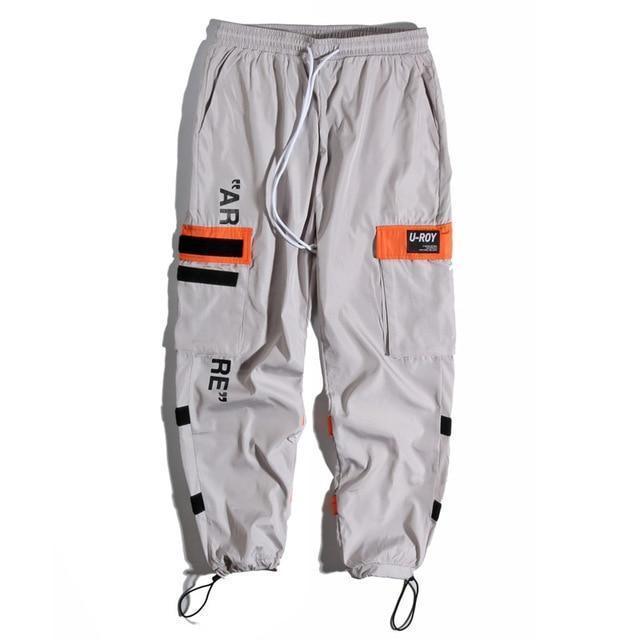 Pantalon "ARRE" x ORANGE™ - Gris / S - Boutique en ligne Streetwear