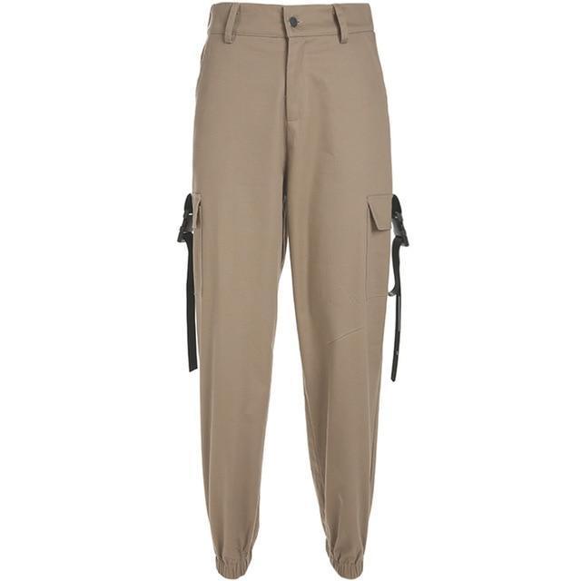 Pantalon MILITAIRE™ - Beige / L - Boutique en ligne Streetwear