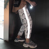 Pantalon Réfléchissant 3M x RÉTRO™ - Blanc avec Motifs / S - Boutique en ligne Streetwear