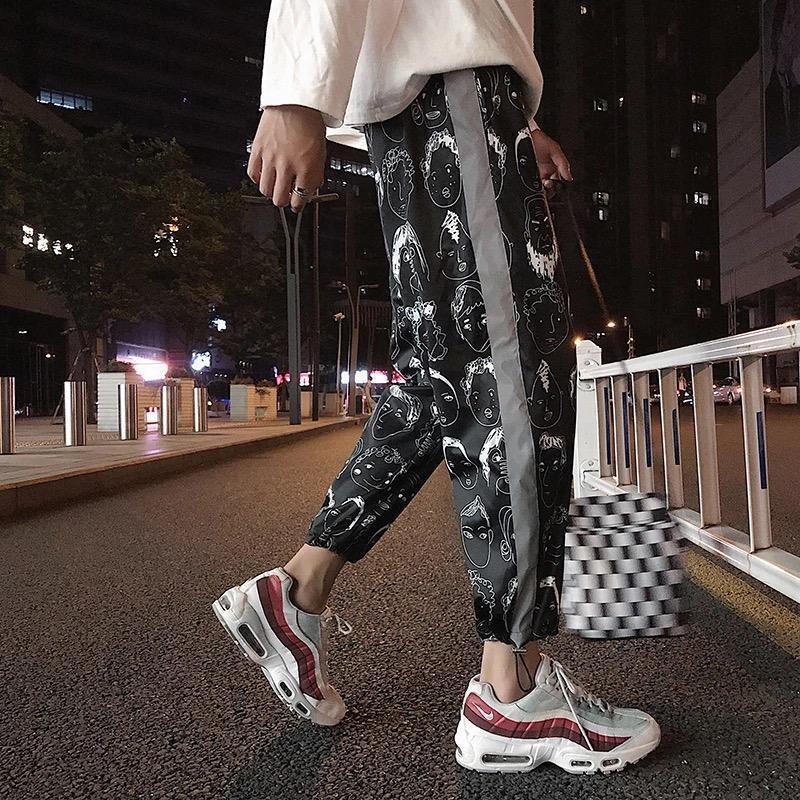 Pantalon Réfléchissant 3M x RÉTRO™ - Noir / S - Boutique en ligne Streetwear