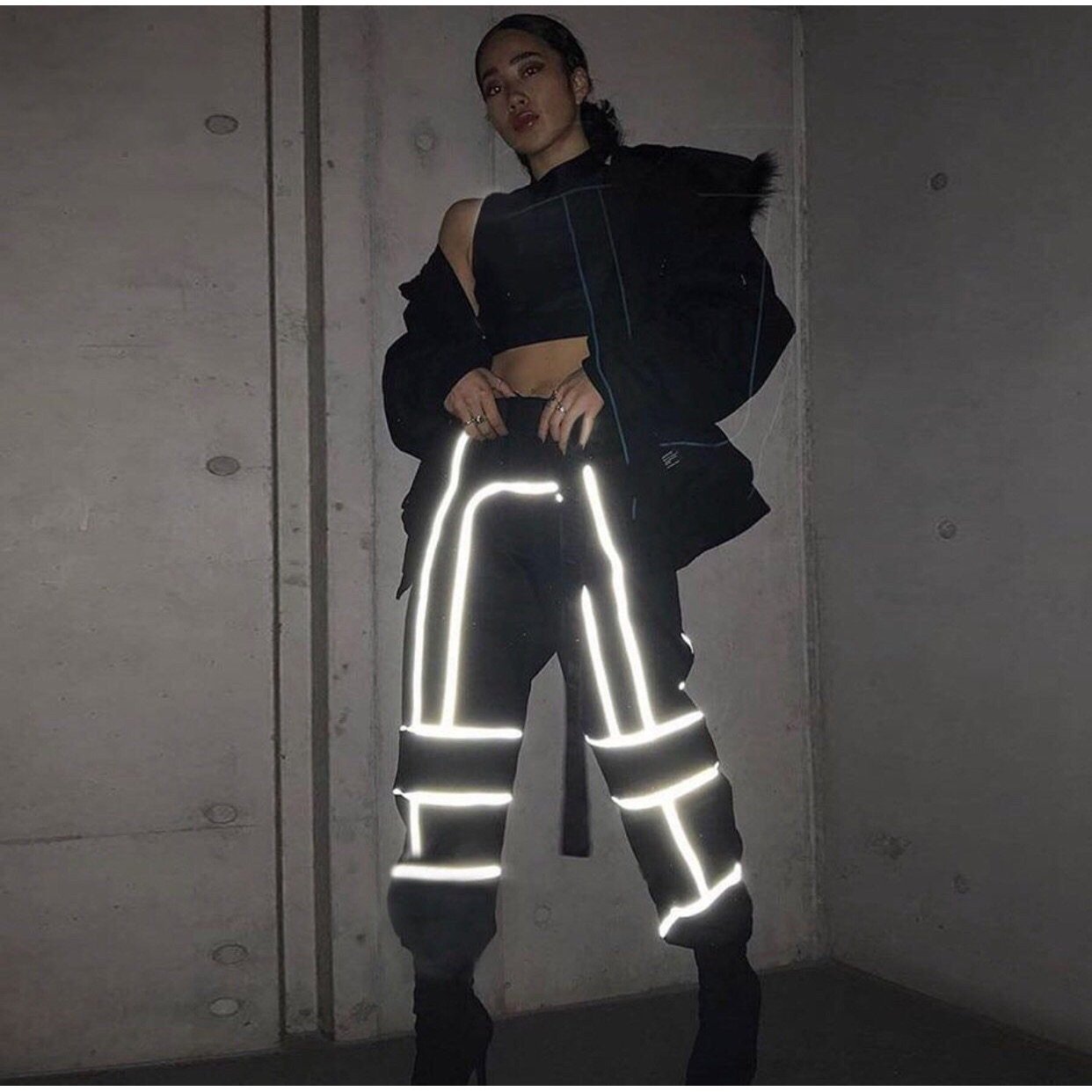 Pantalon STRIPED Réfléchissant 3M™ - Boutique en ligne Streetwear
