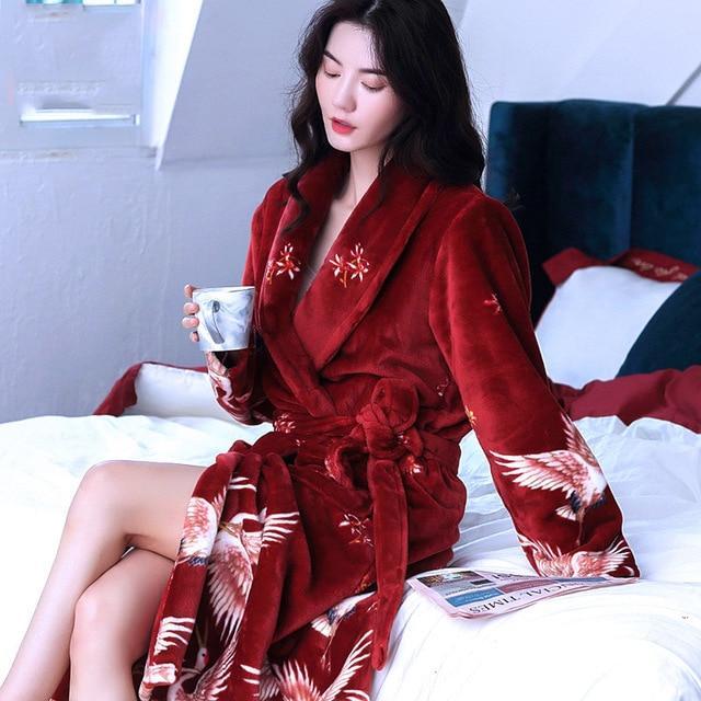 Peignoir Kimono Coton Femme-Mon Kimono
