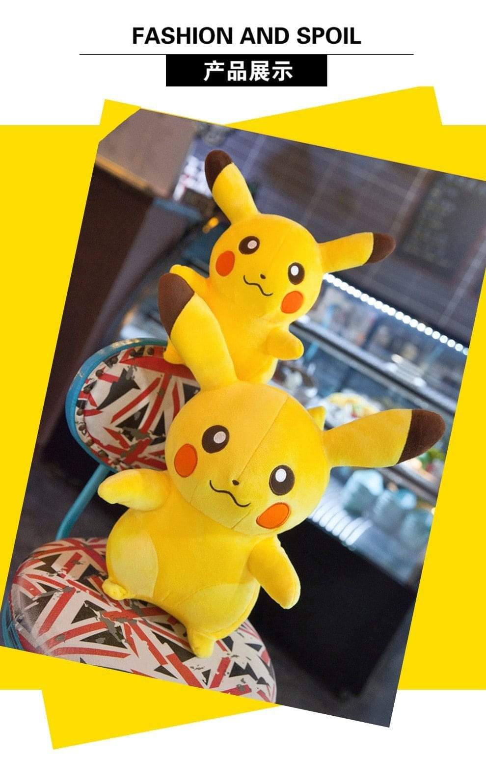 Peluche Pikachu Pokemon 20-55 cm