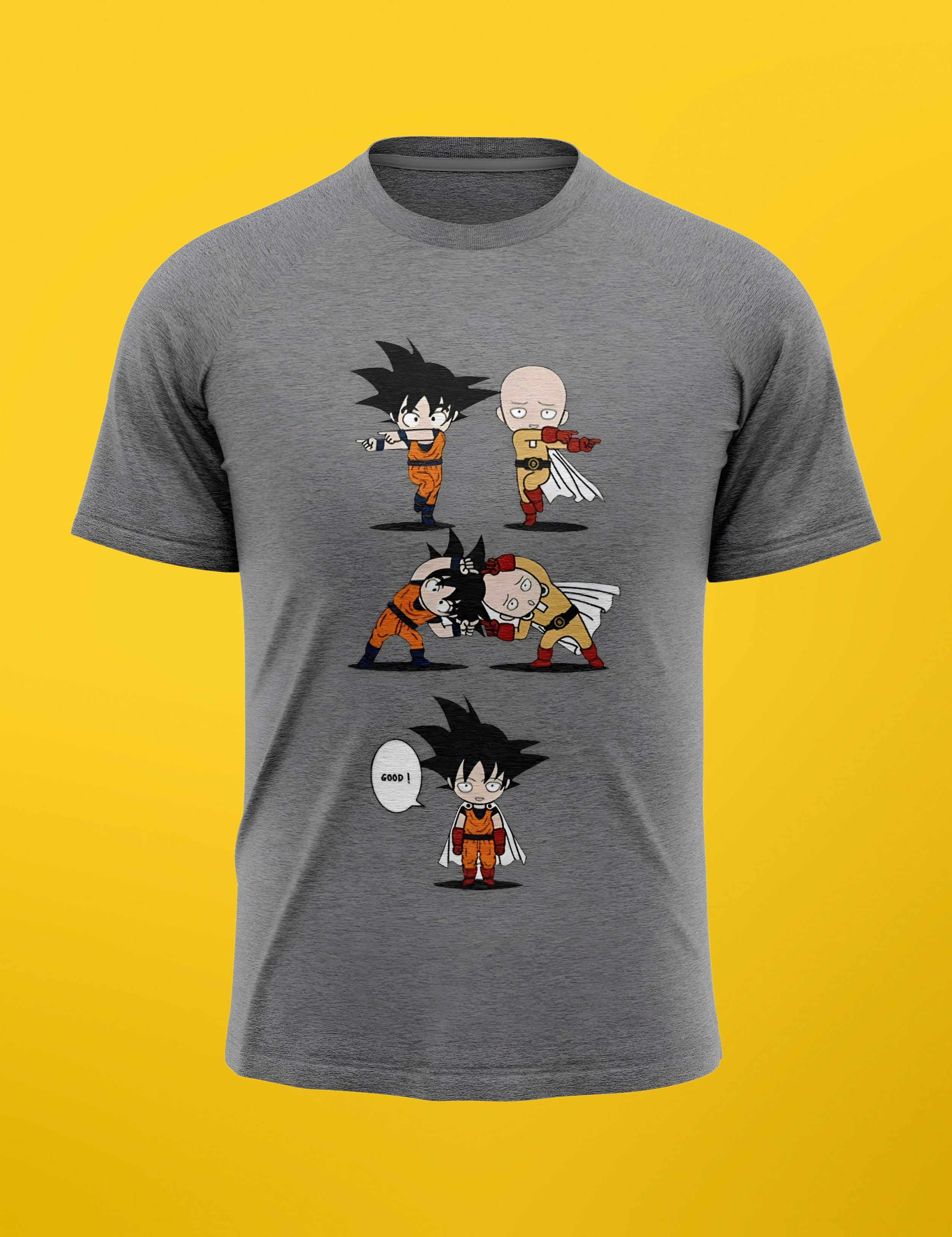 Dragon Ball Z T-Shirt Fusion Goku Saitama - DBZ