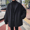 Manteau KOREAN - NOIR / M - Boutique en ligne Streetwear