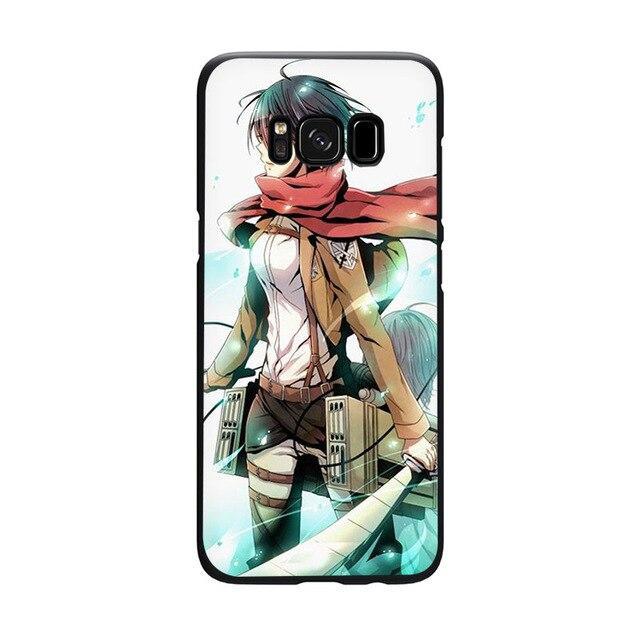 Coque Attaque des Titans Samsung<br> Mikasa Ackerman - STREETWEAR